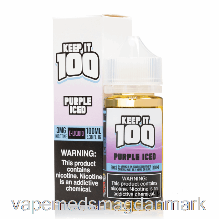 Vape Væske Lilla Iced - Hold Det 100 - 100ml 6mg